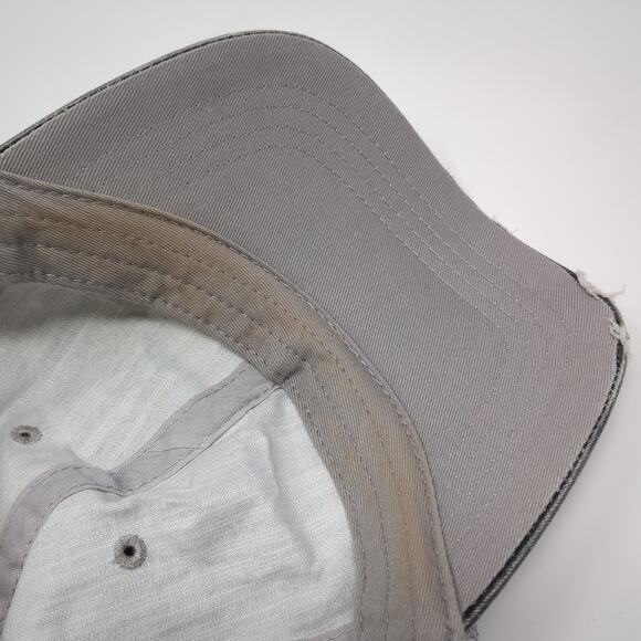Mama Bear Strapback Trucker Hat Gray One Size Adjustable Distressed Mesh Back Ha - Picture 8 of 9